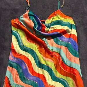 Forever 21 Multicolor Wave Dress